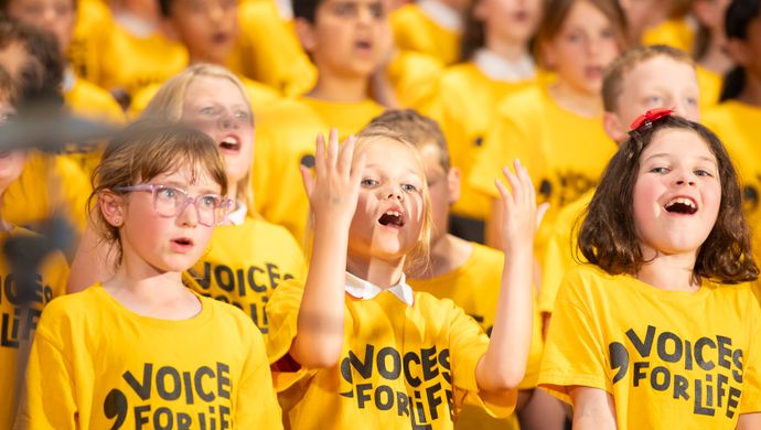 Voices for Life children’s choir