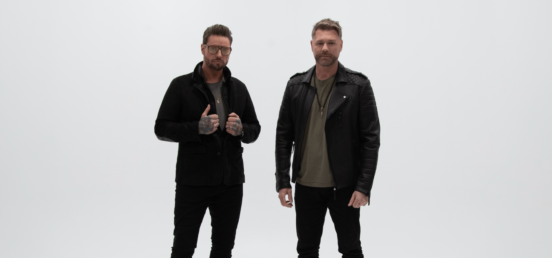 Boyzone’s Keith Duffy and Westlife’s Brian McFadden